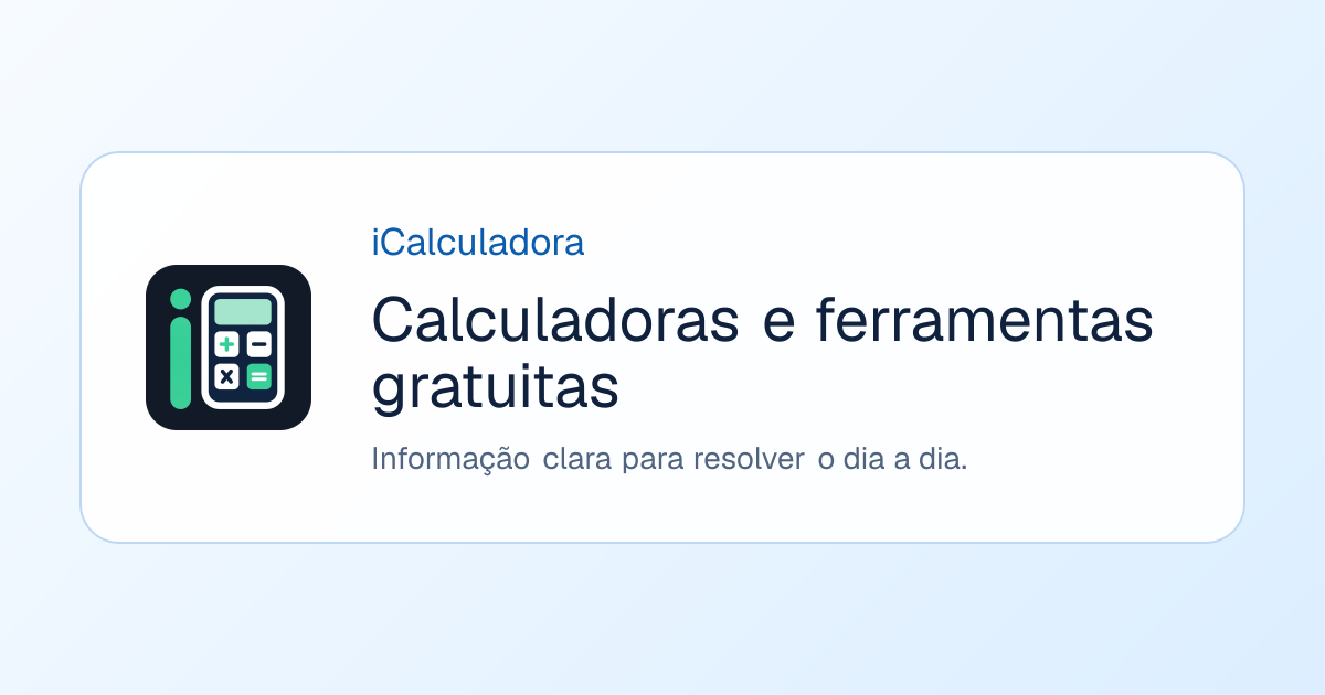 Cálculo de dia da semana | iCalculadora